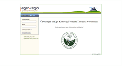 Desktop Screenshot of dokumentumok.eger-regio.hu